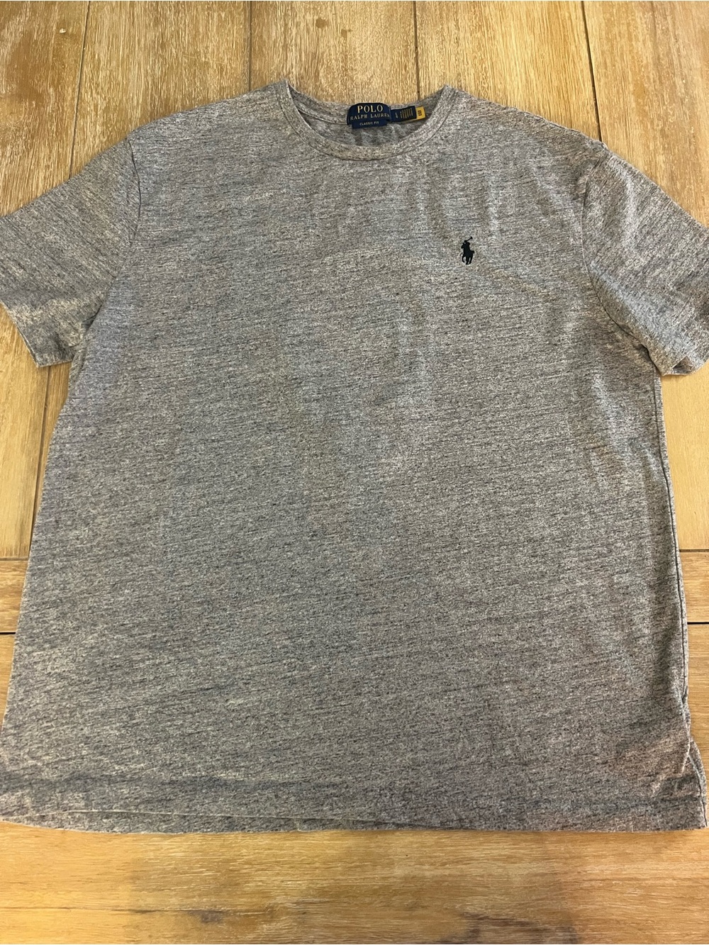 Ralph Lauren Gray Heather Short Sleeve Crewneck Tee